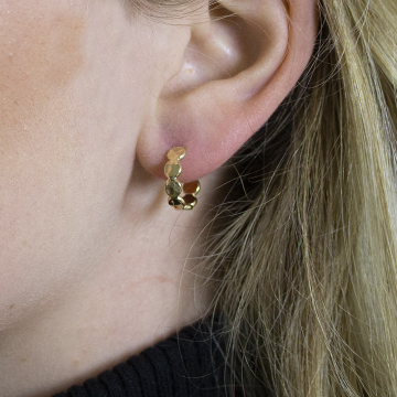 Ohrstecker mit Goldfilled bubbles