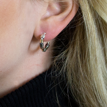 Creool zilver oxy + Goldfilled