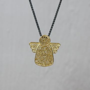 3D GOLD | Collier 3D Engel G14K