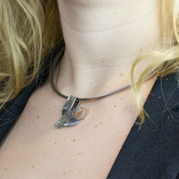 Hanger zilver hart