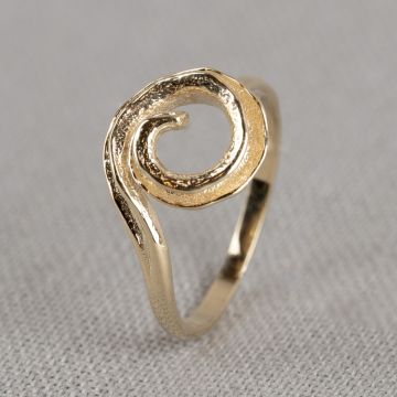 CURLY | Ring spiraal G14K