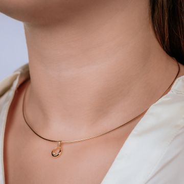 CLASSICAL | Anhänger 14 Karat Gold mit 1,7 pt Diamant
