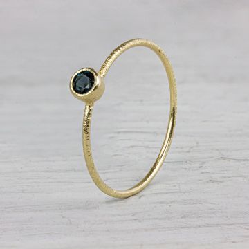 N.O.O.R. | Ring Blauwe Topas Londen strak