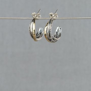 Oorhoepel 9 karaat + bogen