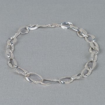 Collier zilver schakels