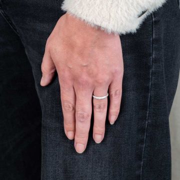 SPARKLE | Ring Ohrstecker whitegold G14K + dia 0,05 ct