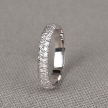 SPARKLE | Ring G14K white gold + dia 0,10 ct