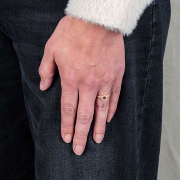 CANDY | Ring G14K Rosa Turmalin 0,50 ct