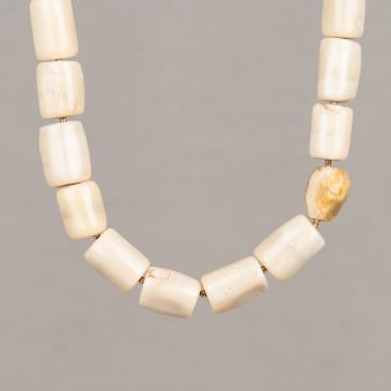 Collier en édition limitée : Corail bambou + Agate + GF