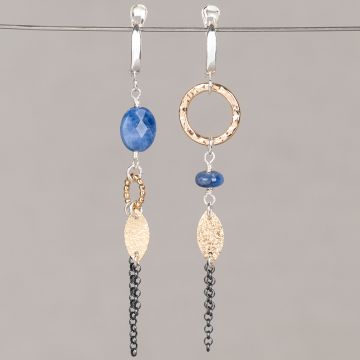 Oorhanger Trio Zilver Asym Sodaliet