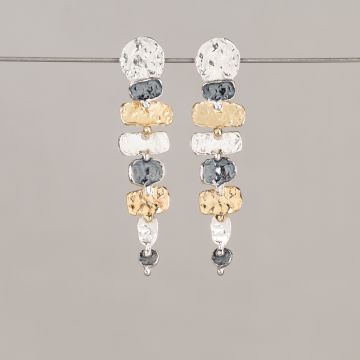 Oorsteker Trio zilver Lizzy