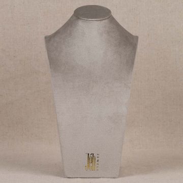 Collier hals velvet Urban Grijs L