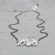 Collier zilver KISS