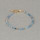 Armband Goldfilled + Kyanit Azurblau